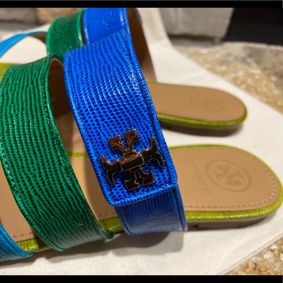 NEW, Tory Burch, Kira toe ring leather sandals - Picture 3 of 7
